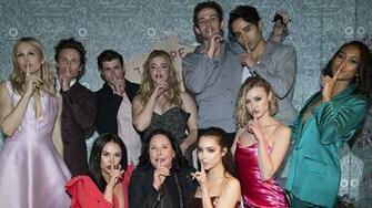 Pretty Little Liars The Perfectionists Stars Celebrate
