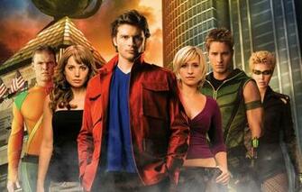 Wallpaper Lois Lane Tom Welling Smallville Erica Durance