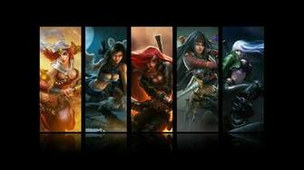 Katarina All Skin Splash League Of Legends HD Wallpaper Lol Girl