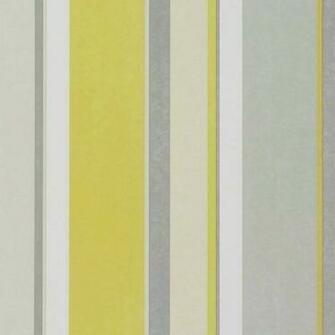 Wallpaper Bella Stripe Pale Lime Grey Silver