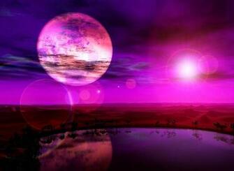 Landscape Digital Art Purple By Bogdan Floridana Oana