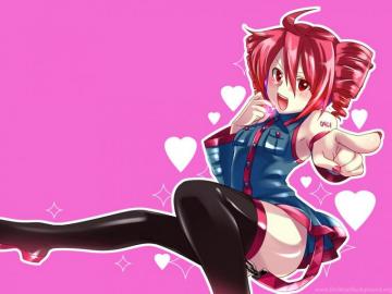 Kasane Teto Utau Detached Sleeves Desktop Background