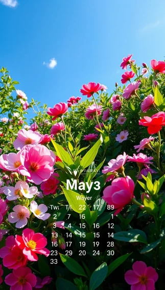 May Calendar Wallpaper