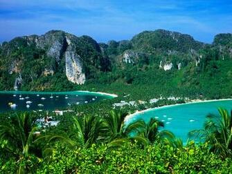 Hilly Areas Of The World Phi Beach Thailand