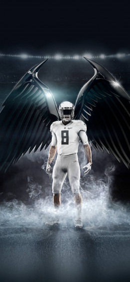 American Football iPhone Wings Wallpaper