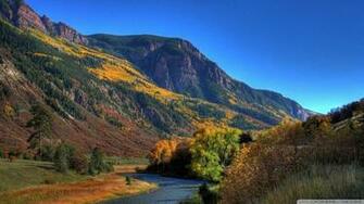 Autumn In Mountains Wallpaper