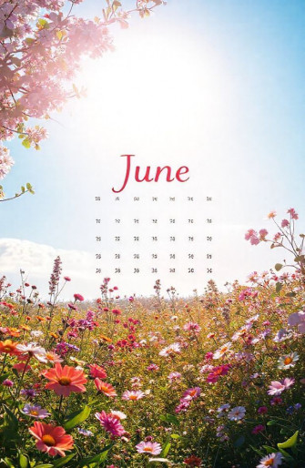 June Calendar Wallpaper