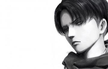 Wallpaper Look Art White Background Guy Attack Of The Titans