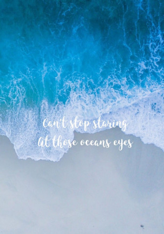 Ocean Eyes Blue Aesthetic Quotes Flirty