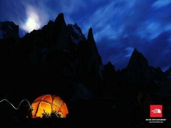 Camping The North Face Nature Mountains HD Desktop Wallpaper