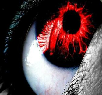 Red Horror Eye Desktop Background Photo Wallpaper