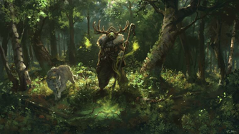 Exiled Druids Of Lornwood By Huussii