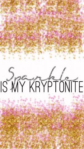 Pink Gold Sparkle Kryptonite Glitter iPhone Wallpaper Background