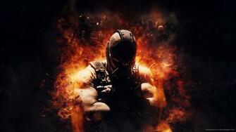 Bane On Fire Wallpaper