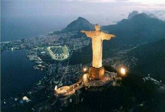 Christ The Redeemer Is A Statue Of Jesus In Rio De Janeiro