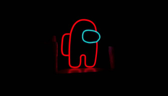 Neon Red Wallpaper