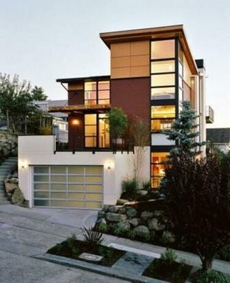 Contemporary Home Exterior Wallpaper Design Bookmark