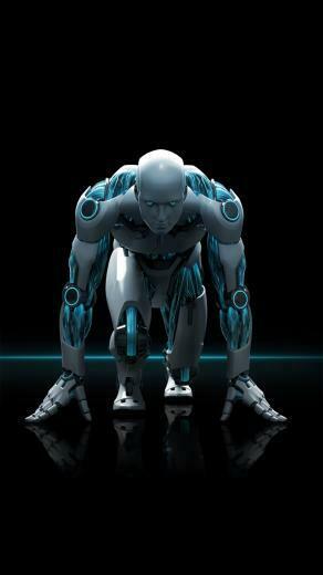 3wallpaper Best Wallpaper For All iPhone Retina Robot Running