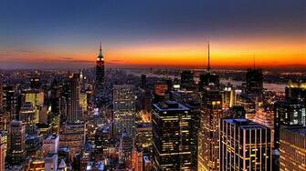 Nyc Skyline Wallpaper At Night HD Background
