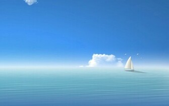 Digital Sea Wide Wallpaper HD