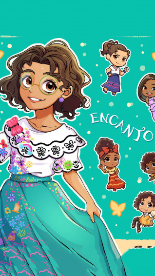 Nice Encanto Aesthetic iPhone Screen Wallpaper