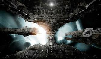 Spaceship Computer Wallpaper Desktop Background