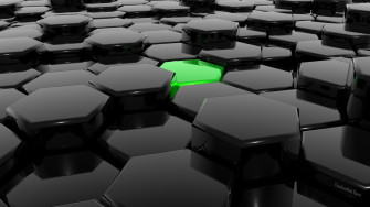 Hexagonal Harmony Wallpaper