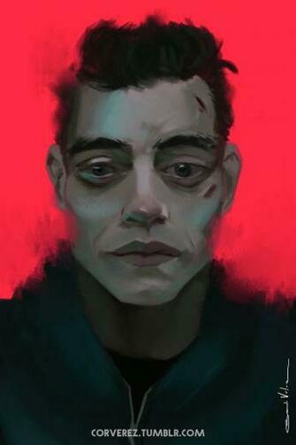Mr Robot Sketch By Corverez