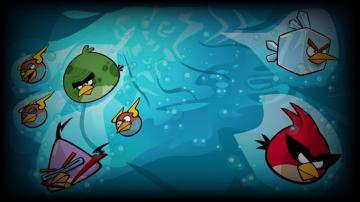 Angry Birds Space HD Wallpaper