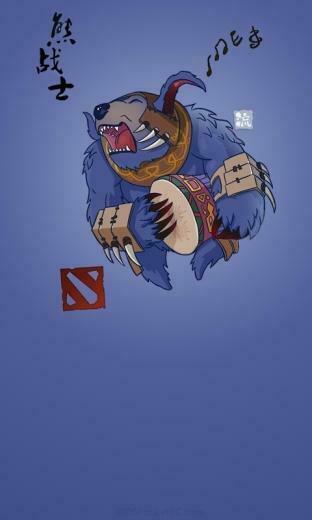 Ursa Phone Wallpaper Dota