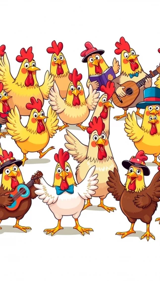 Funny Chicken Wallpaper