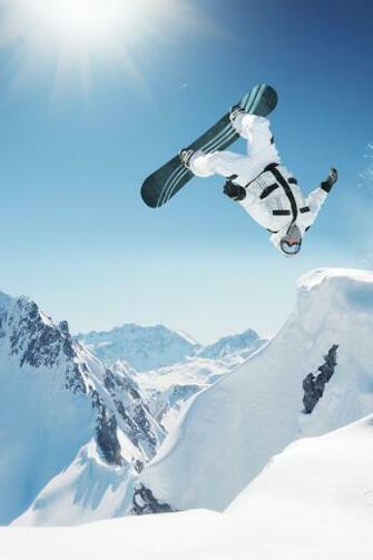 Wallpaper A Day Only Retina iPhone New iPad Snowboard