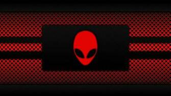 Red Alienware Wall
