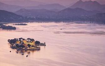 Wallpaper Mountains Lake India Palace Udaipur Rajasthan