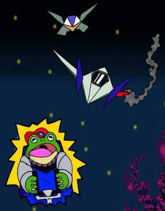 Star Fox Slippy Toad And Phantron By Pariahexilewrath On
