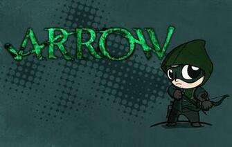 Universe Green Arrow Wallpaper Minimalism