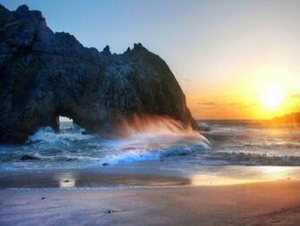 Rocky Shore Wallpaper