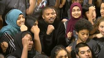 Actor Michael B Jordan Surprises Youth At Mlse Launchpad