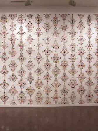 Flat Vernacular Sticker Wallpaper Ideas