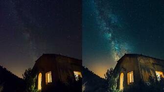 Edit Milky Way Image To Get Contrast Colors
