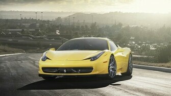 Yellow Ferrari Wallpaper Wallpaperlepi
