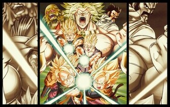 Dbz Warriors Widescreen Dragon Ball Z Wallpaper Of Goku Vegeta O