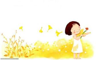 Wallpaper Children S Flowers Girl Child Desktop