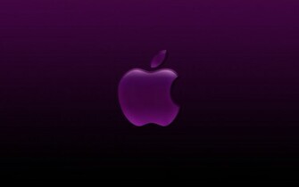Apple Purple Background Wallpaper For Desktop