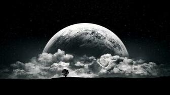 Melancholy Full Moon HD Wallpaper 1080p Votes