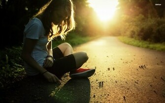 Lonely Image Of Girl