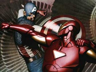 Iron Man And Captain America Desktop Wallpaper