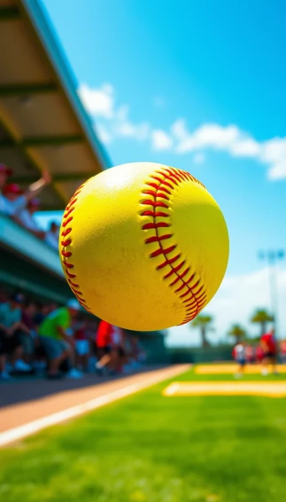 Cool Softball Wallpaper