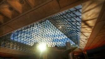 Under The Louvre Widescreen Wallpaper Wide Net