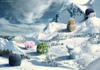 Funny Winter Art For